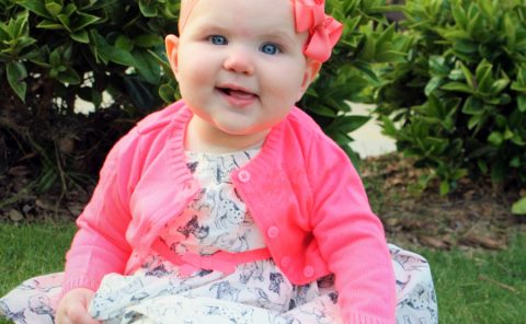 Family Photography-Baby on Lawn