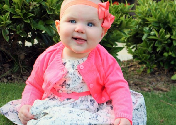 Family Photography-Baby on Lawn