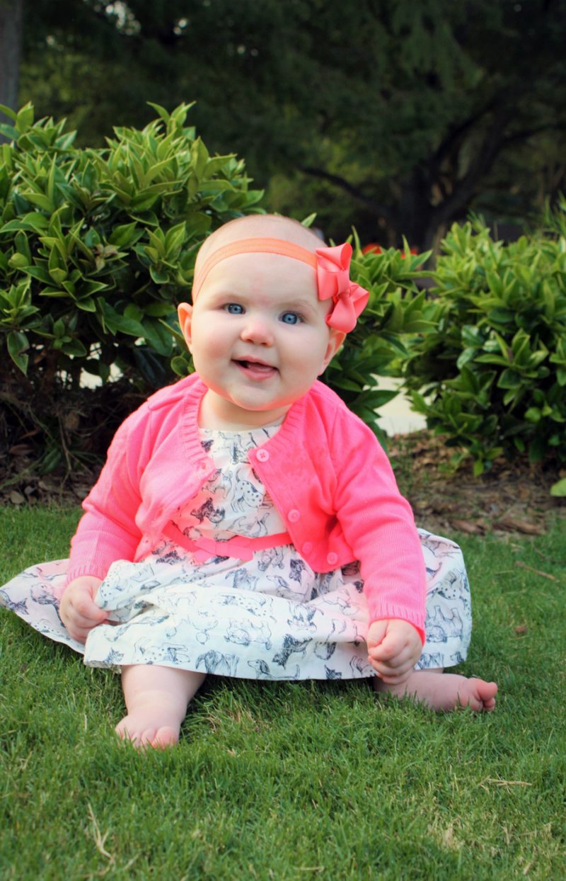 Family Photography-Baby on Lawn