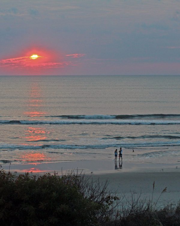 Wedding photograph-Newlywed first sunrise